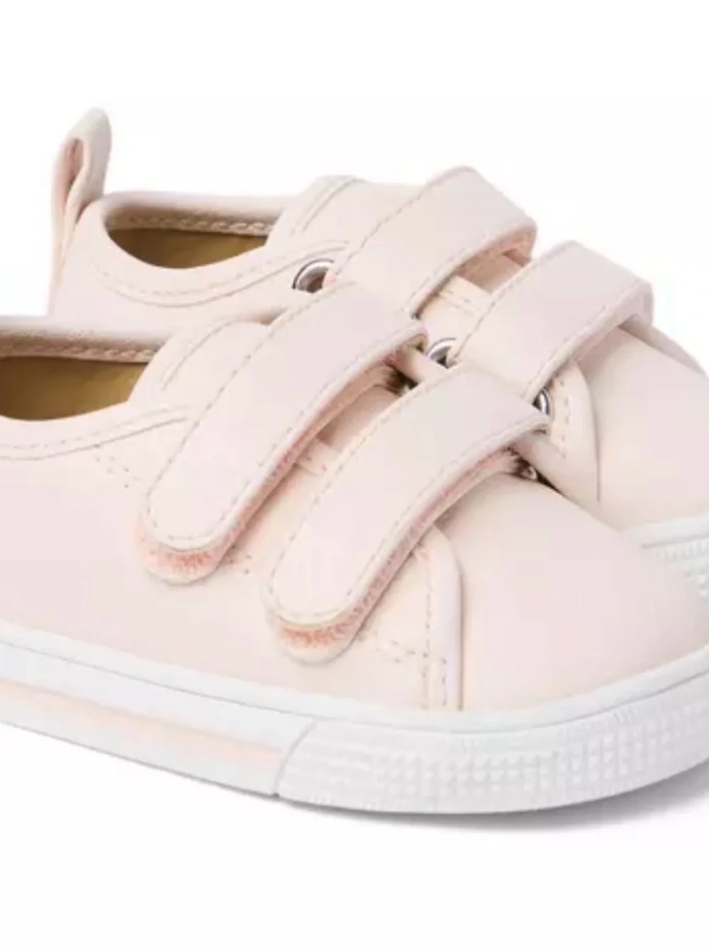 Janie and Jack baby girls pink Baby Double Strap Sneaker 0-3 months
